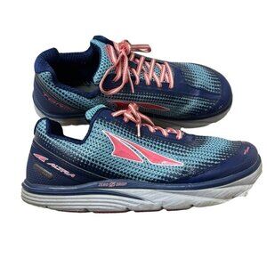 Altra Shoes Women’s 10 Blue/Pink Torin 3.0 Zero Drop Foot Shape Running Sneaker